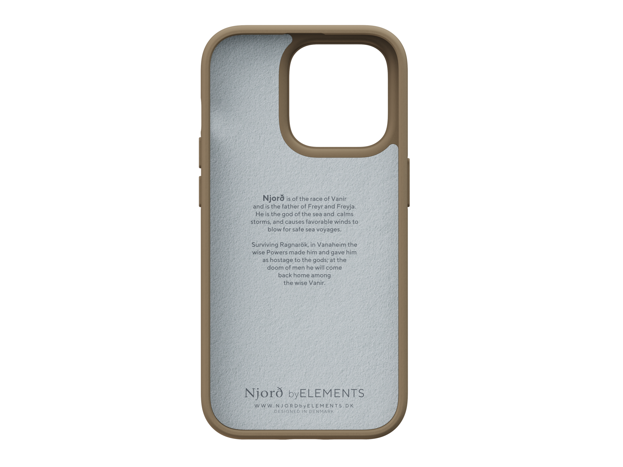 Pro, Backcover, Comfort+, Camel NJORD 14 iPhone Apple,