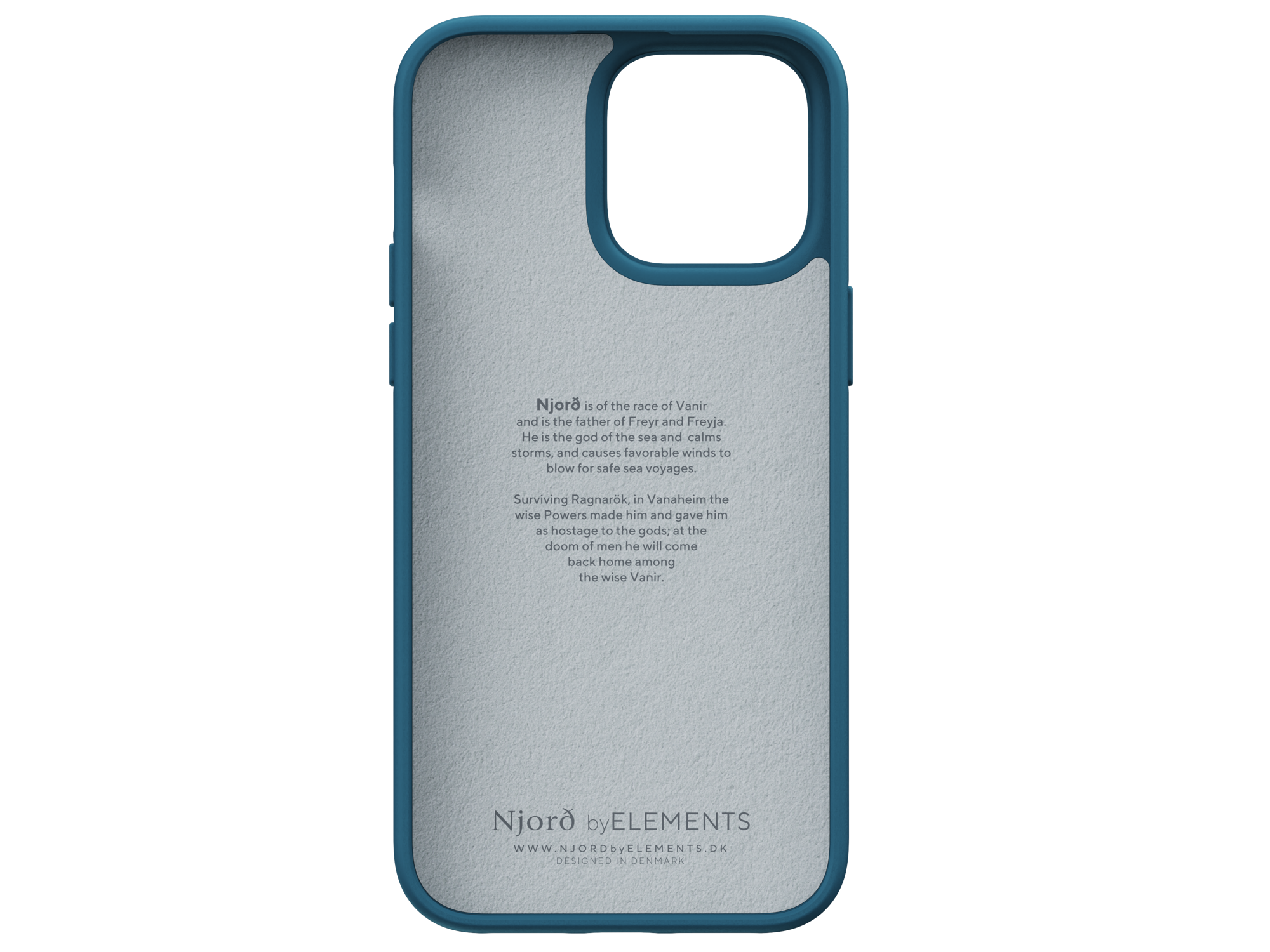 Apple, Deep Pro Max, 14 Sea iPhone Case, NJORD Tonal Backcover,