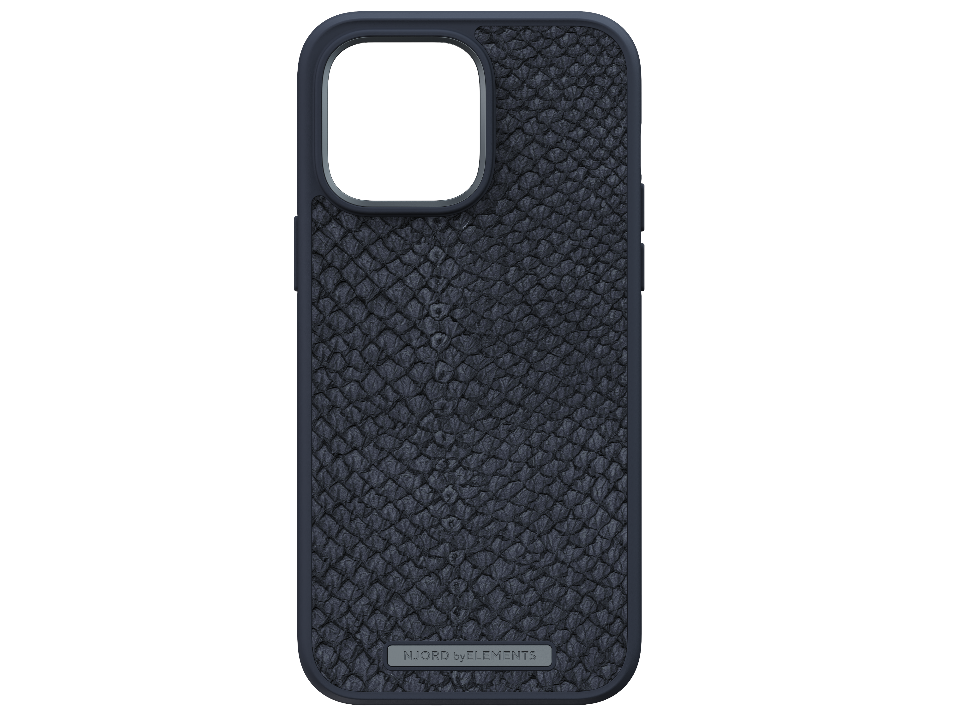 NJORD Salmon iPhone Pro Schwarz 14 Apple, Leather, Backcover, Max