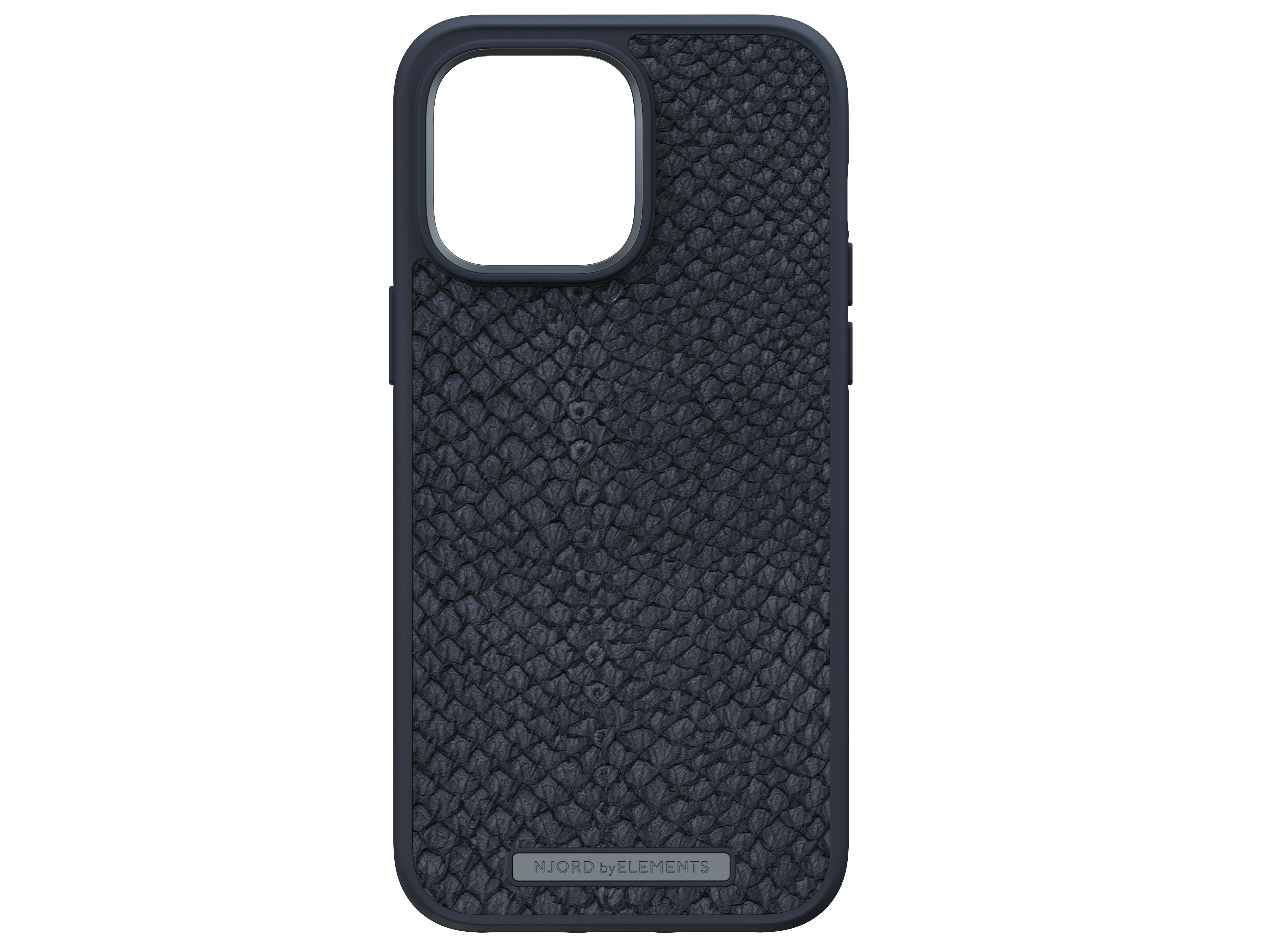 NJORD Salmon iPhone Pro Schwarz 14 Apple, Leather, Backcover, Max