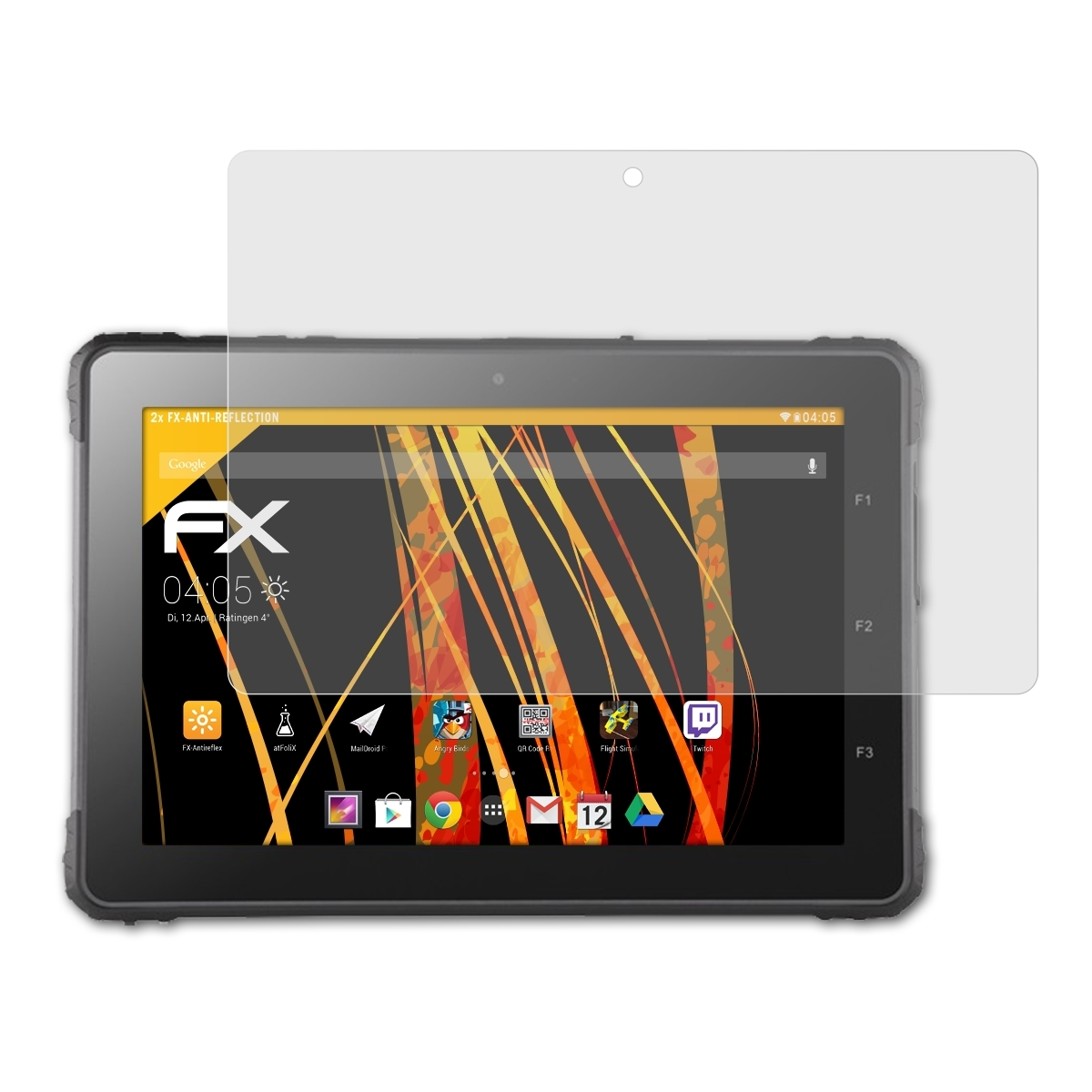 Pokini FX-Antireflex ATFOLIX Tab 2x Displayschutz(für Z10)