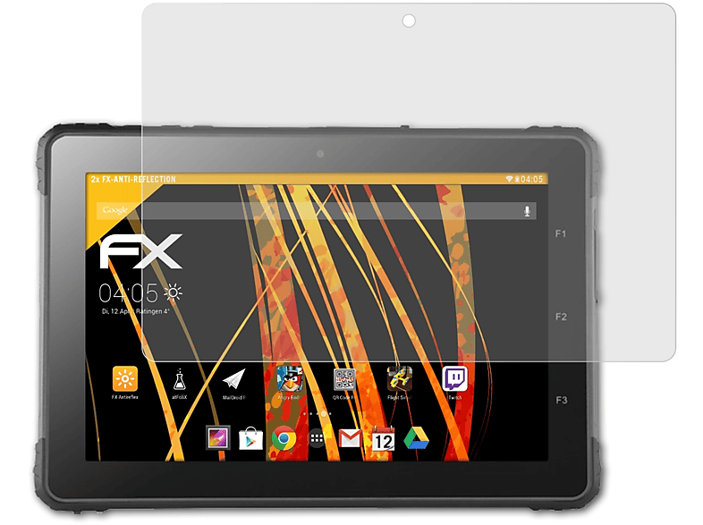 ATFOLIX 2x Displayschutz(für FX-Antireflex Tab Pokini Z10)