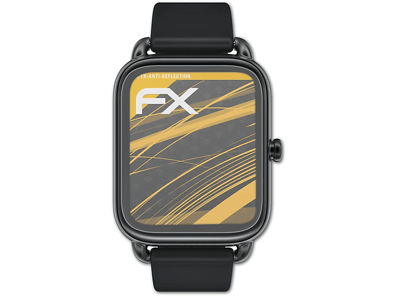 ATFOLIX 3x FX-Antireflex Displayschutz(für Haylou RS4) | Smartwatch Schutzfolien & Gläser
