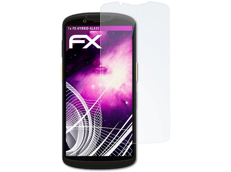 ATFOLIX FX-Hybrid-Glass Zebra Schutzglas(für TC53)