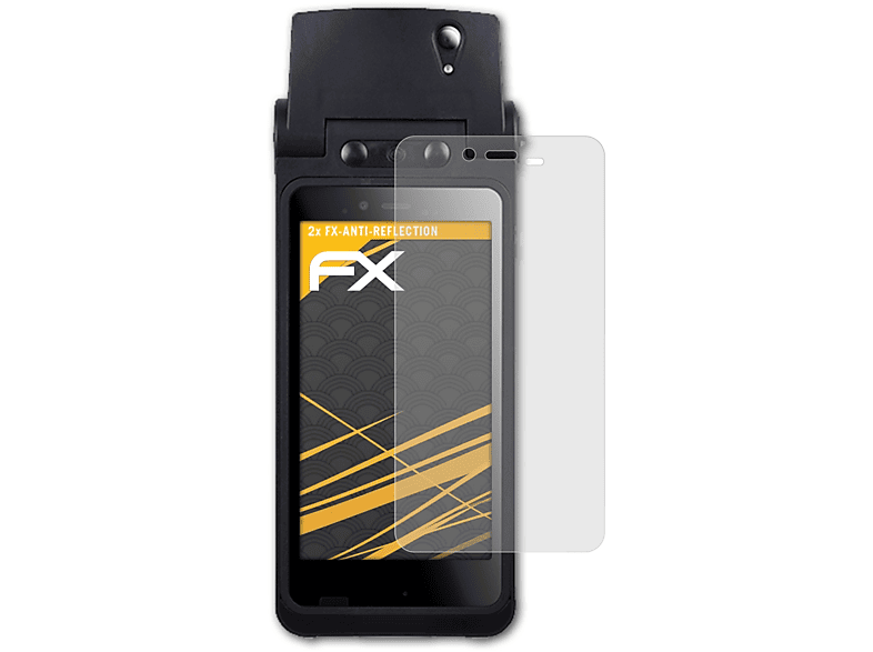ATFOLIX 2x FX-Antireflex A6) Pokini Displayschutz(für Tab