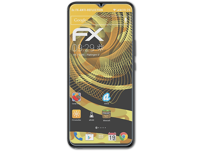 Play FX-Antireflex 3x Displayschutz(für Honor ATFOLIX 30)