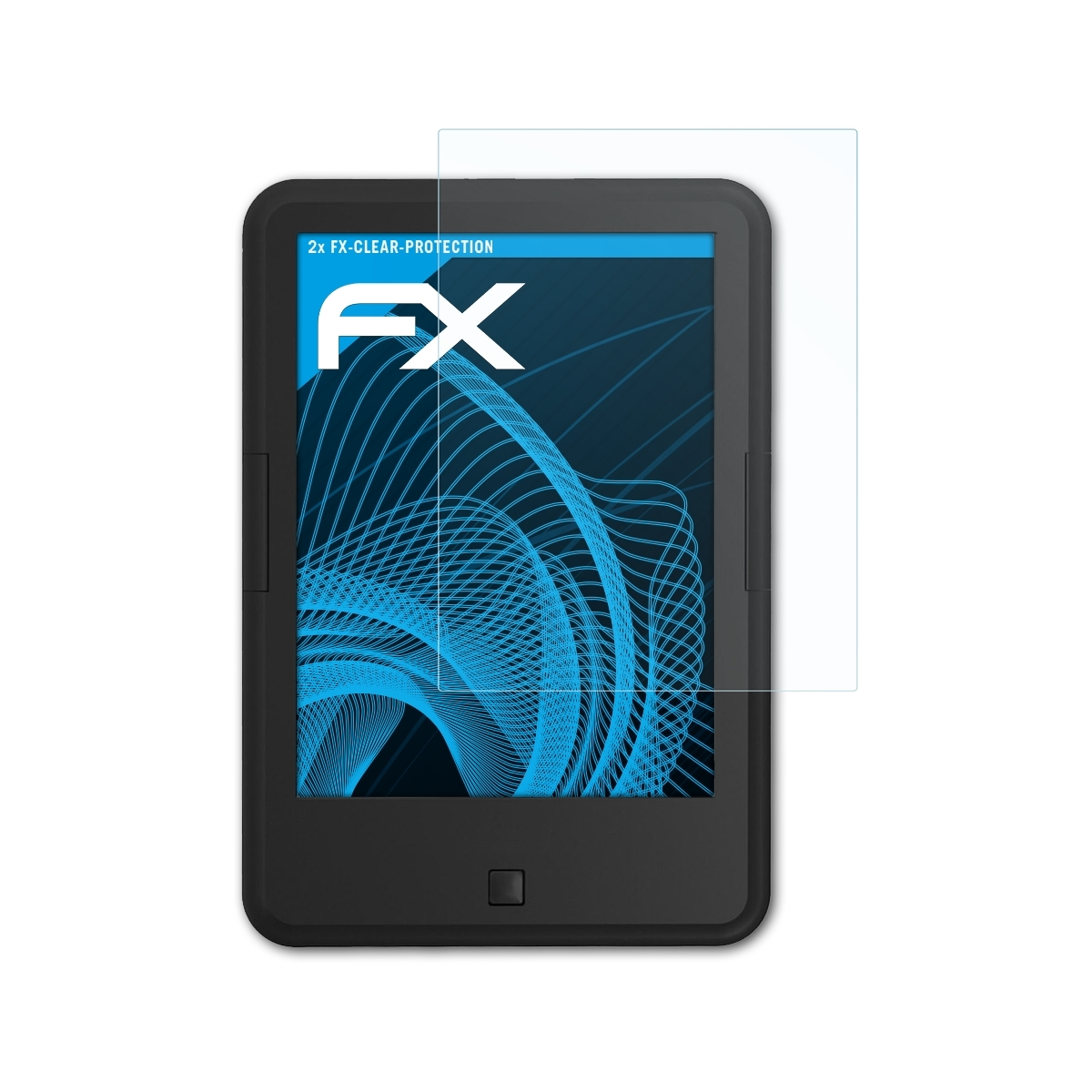 ATFOLIX 2x FX-Clear Displayschutz(für Darwin BOOX 9)