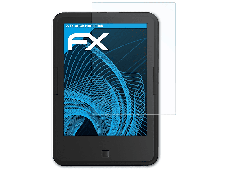 ATFOLIX 2x FX-Clear Displayschutz(für Darwin BOOX 9)