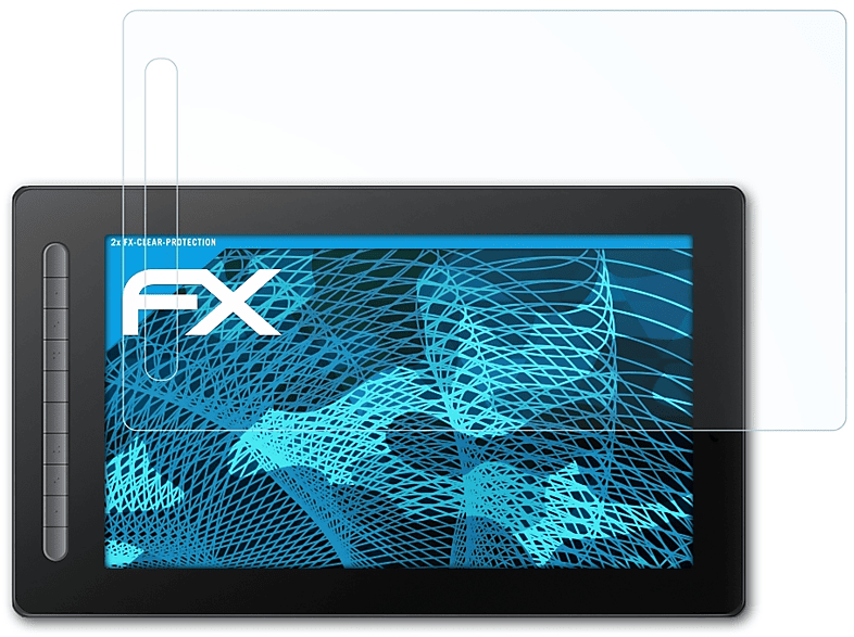 ATFOLIX 2x FX-Clear Displayschutz(für XP-Pen Artist 16 (2.Generation))