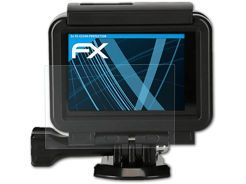 ATFOLIX 3x FX-Clear Actioncam Action Rollei one) Displayschutz(für