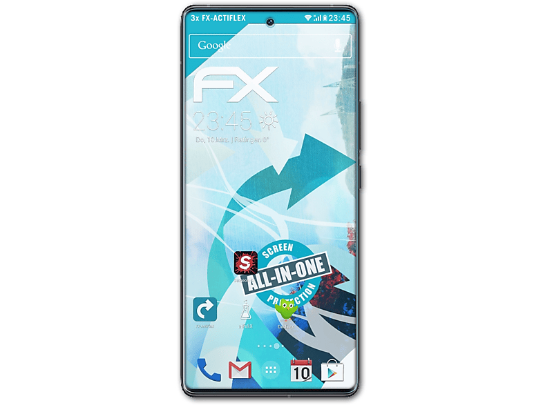 ATFOLIX 3x FX-ActiFleX Displayschutz(für iQOO Vivo 10 Pro)