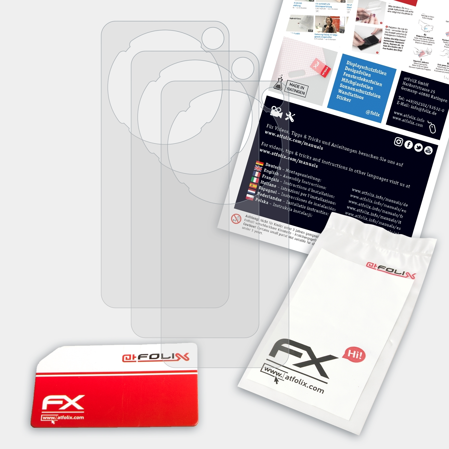 ATFOLIX 3x FX-Antireflex Displayschutz(für e280) Sansa Sandisk