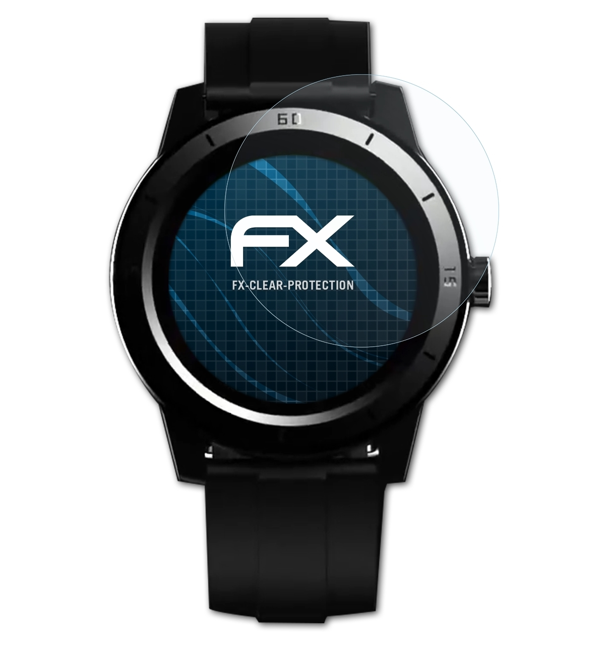 ATFOLIX 3x FX-Clear Watch Hama Displayschutz(für Fit 6900)