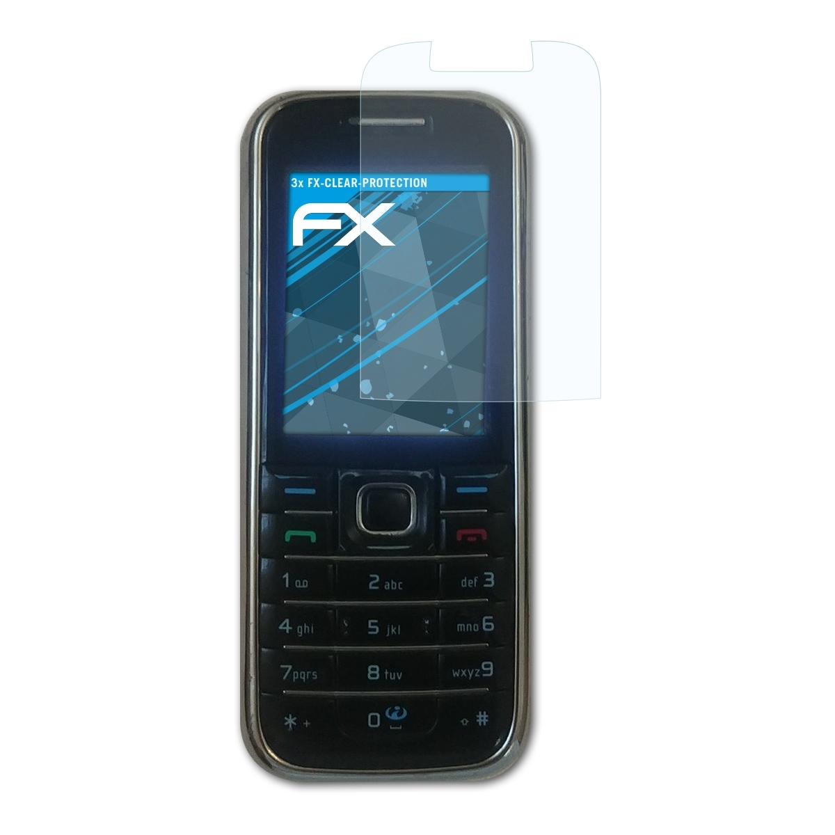 6233) FX-Clear ATFOLIX 3x Nokia Displayschutz(für