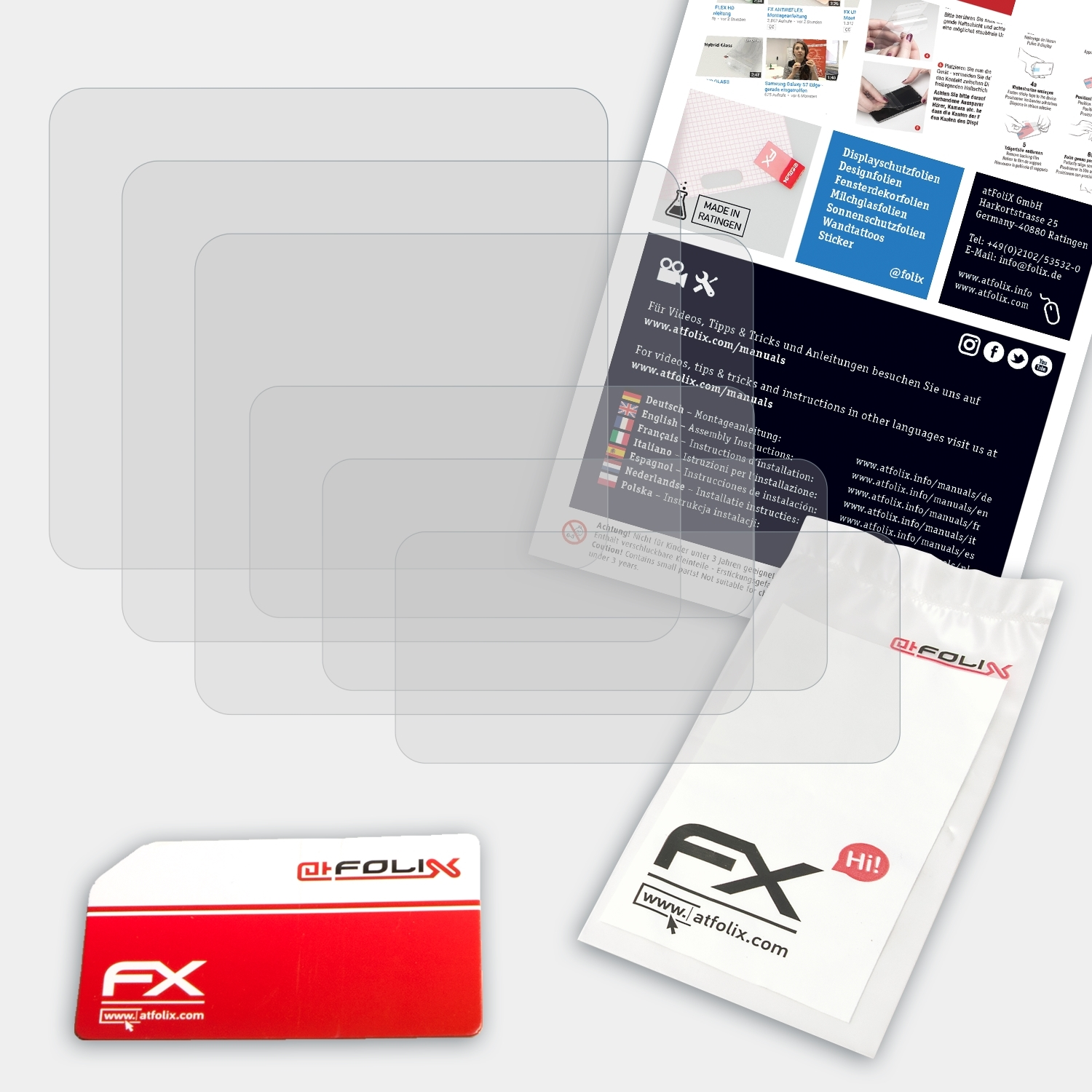 ATFOLIX 3x FX-Antireflex Displayschutz(für 20D) EOS Canon