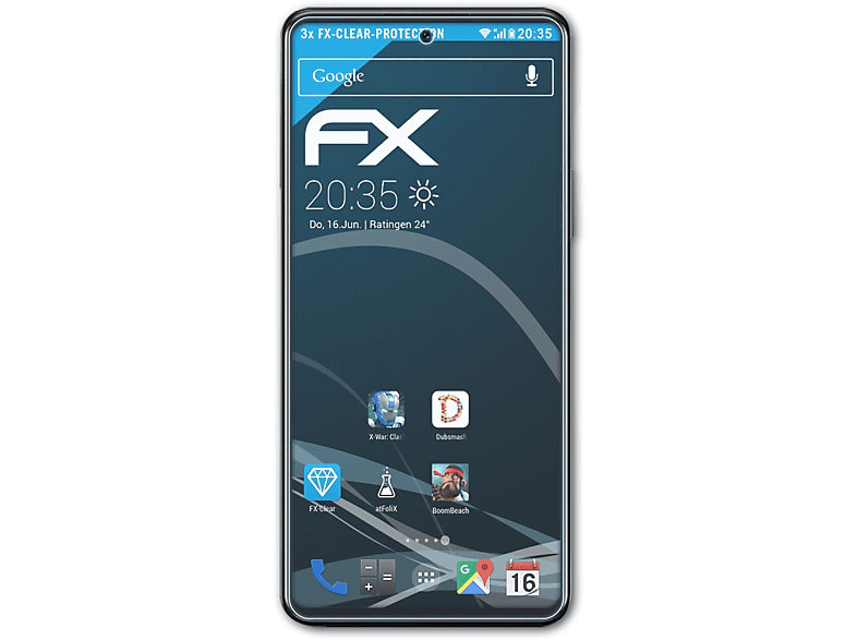 VIP) FX-Clear 3x Infinix Displayschutz(für ATFOLIX Note 12