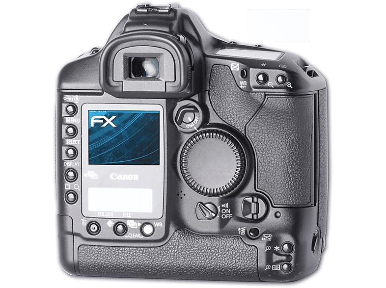 ATFOLIX 3x FX-Clear Displayschutz(für Canon EOS 1Ds Mark II)