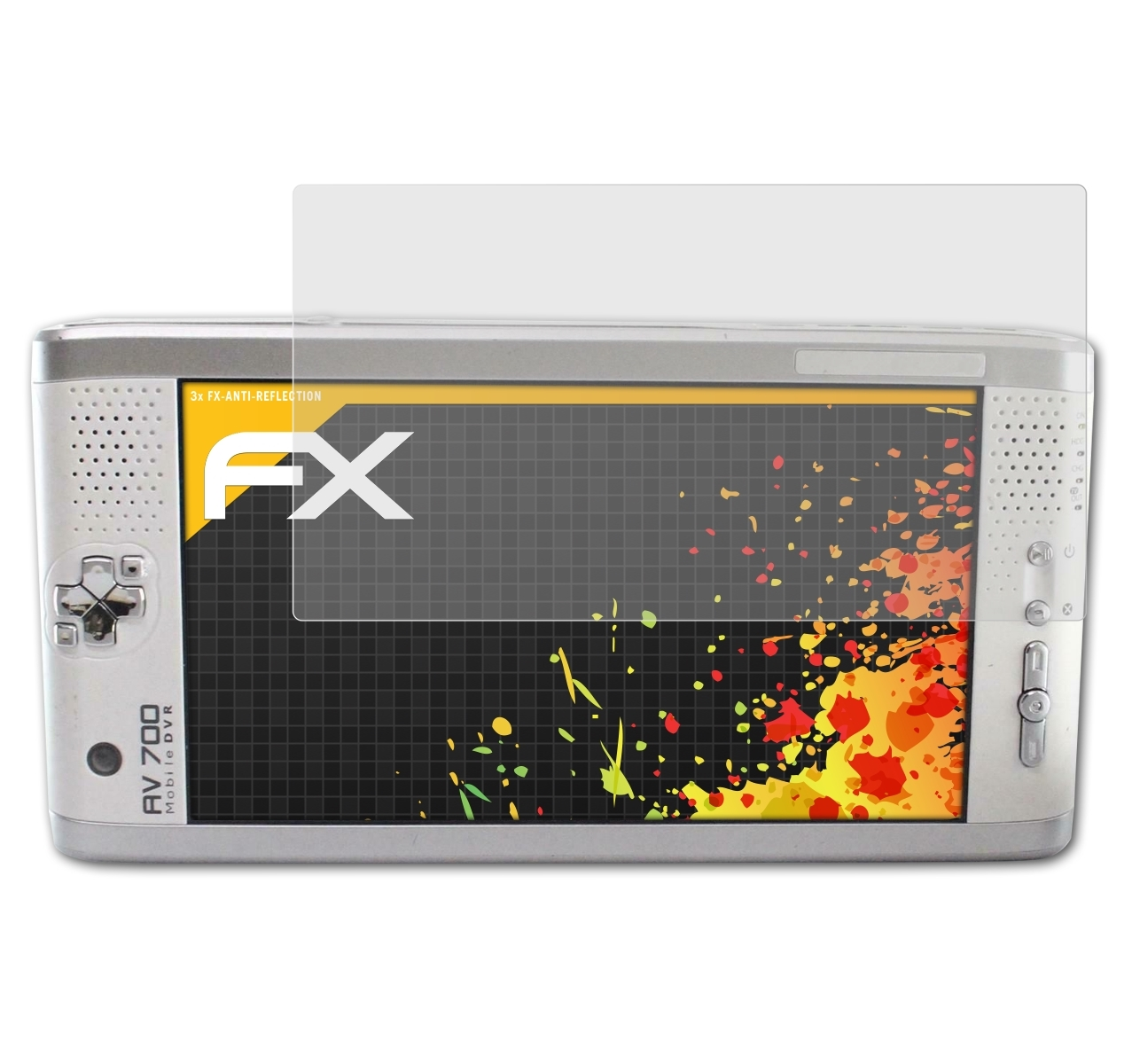 3x ATFOLIX Displayschutz(für Archos Av-700) FX-Antireflex