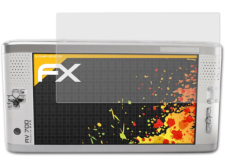 3x ATFOLIX Displayschutz(für Archos Av-700) FX-Antireflex