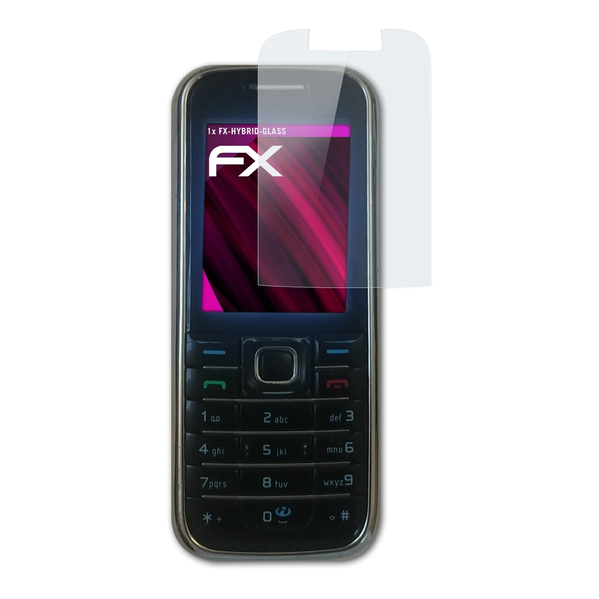 FX-Hybrid-Glass Nokia ATFOLIX Schutzglas(für 6233)