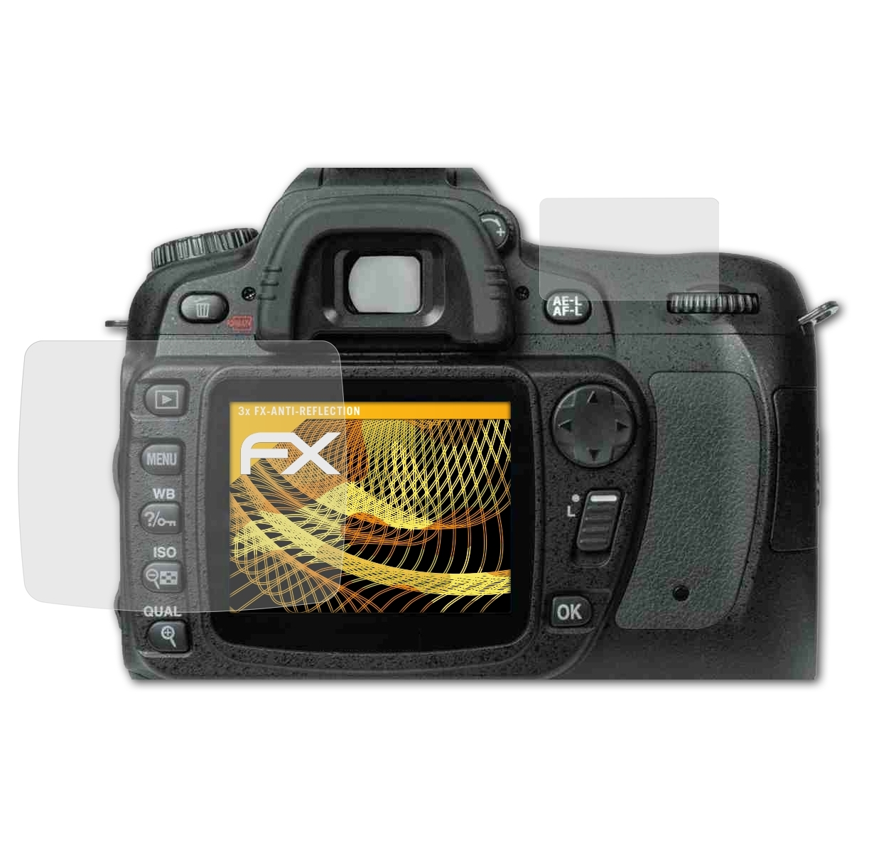 ATFOLIX 3x FX-Antireflex Displayschutz(für DX) Nikon D80