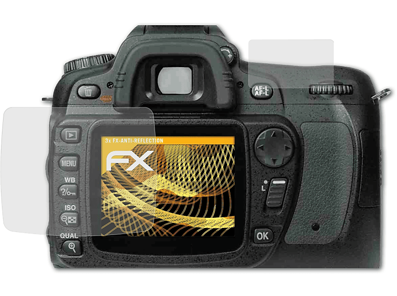 ATFOLIX 3x FX-Antireflex Displayschutz(für DX) Nikon D80