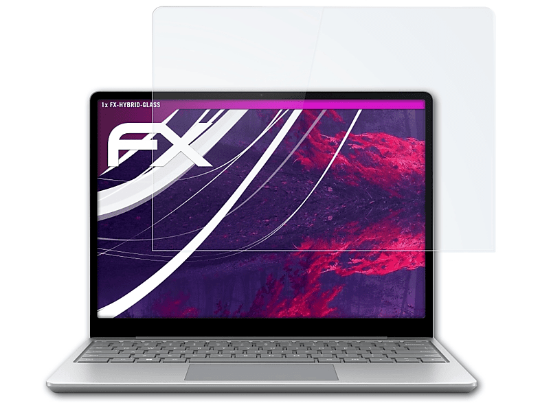 ATFOLIX FX-Hybrid-Glass Schutzglas(für Microsoft Go Surface 2) Laptop