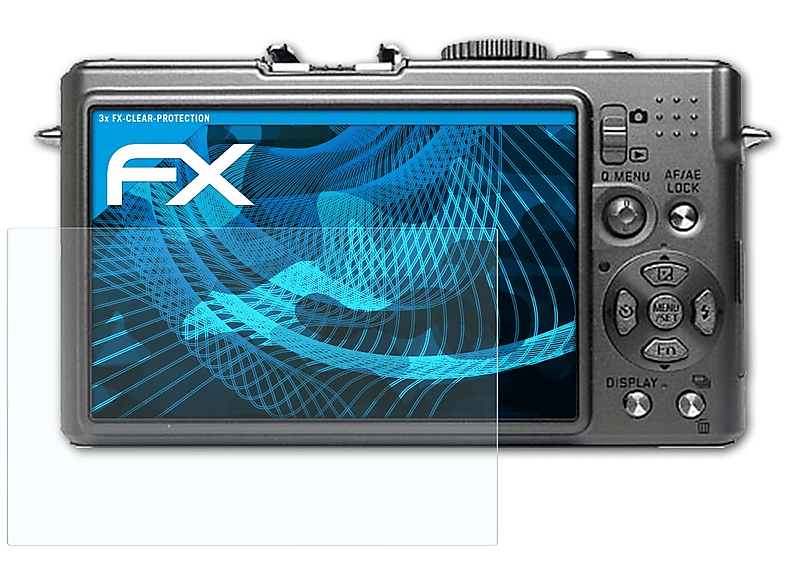 ATFOLIX 3x FX-Clear 4) Displayschutz(für Leica D-Lux