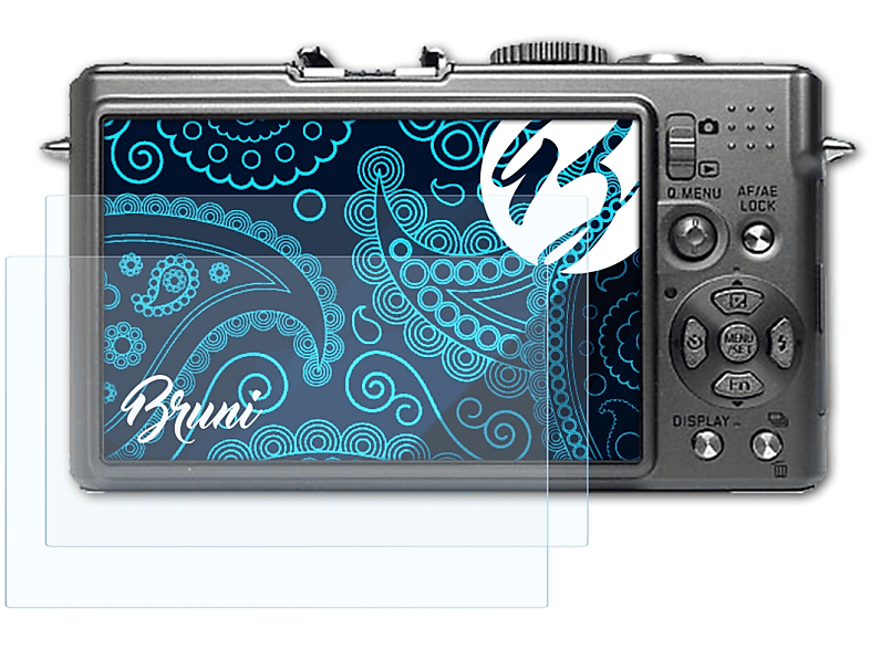 BRUNI 2x Leica Basics-Clear 4) Schutzfolie(für D-Lux