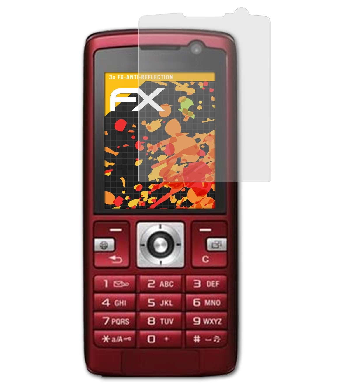K610i) ATFOLIX 3x Sony-Ericsson FX-Antireflex Displayschutz(für