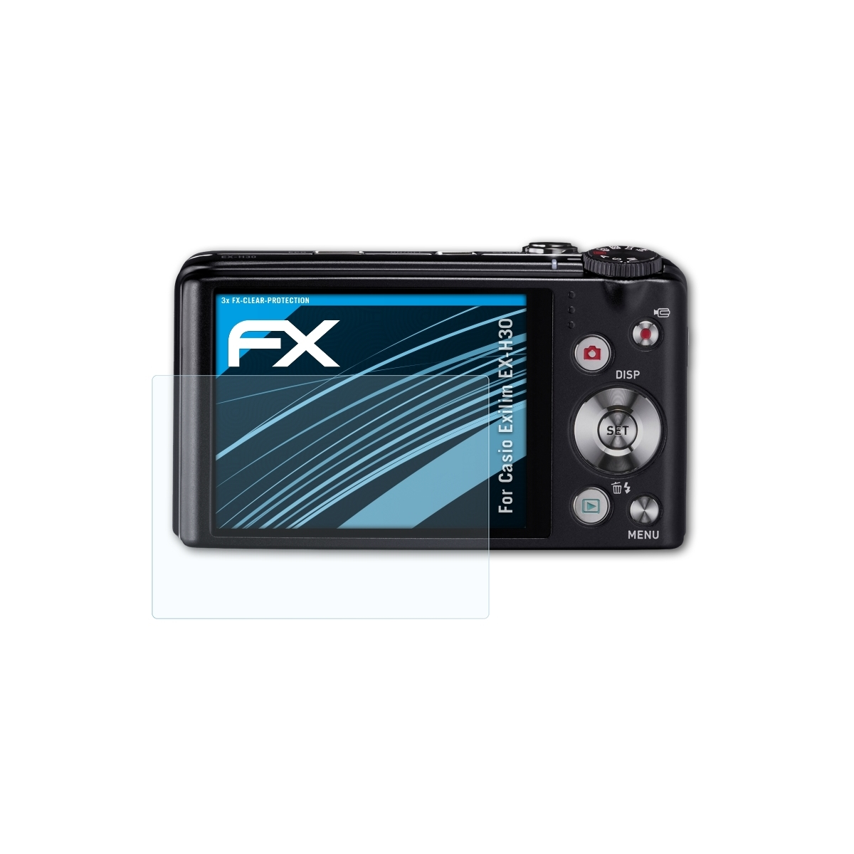 Displayschutz(für EX-H30) FX-Clear 3x ATFOLIX Exilim Casio