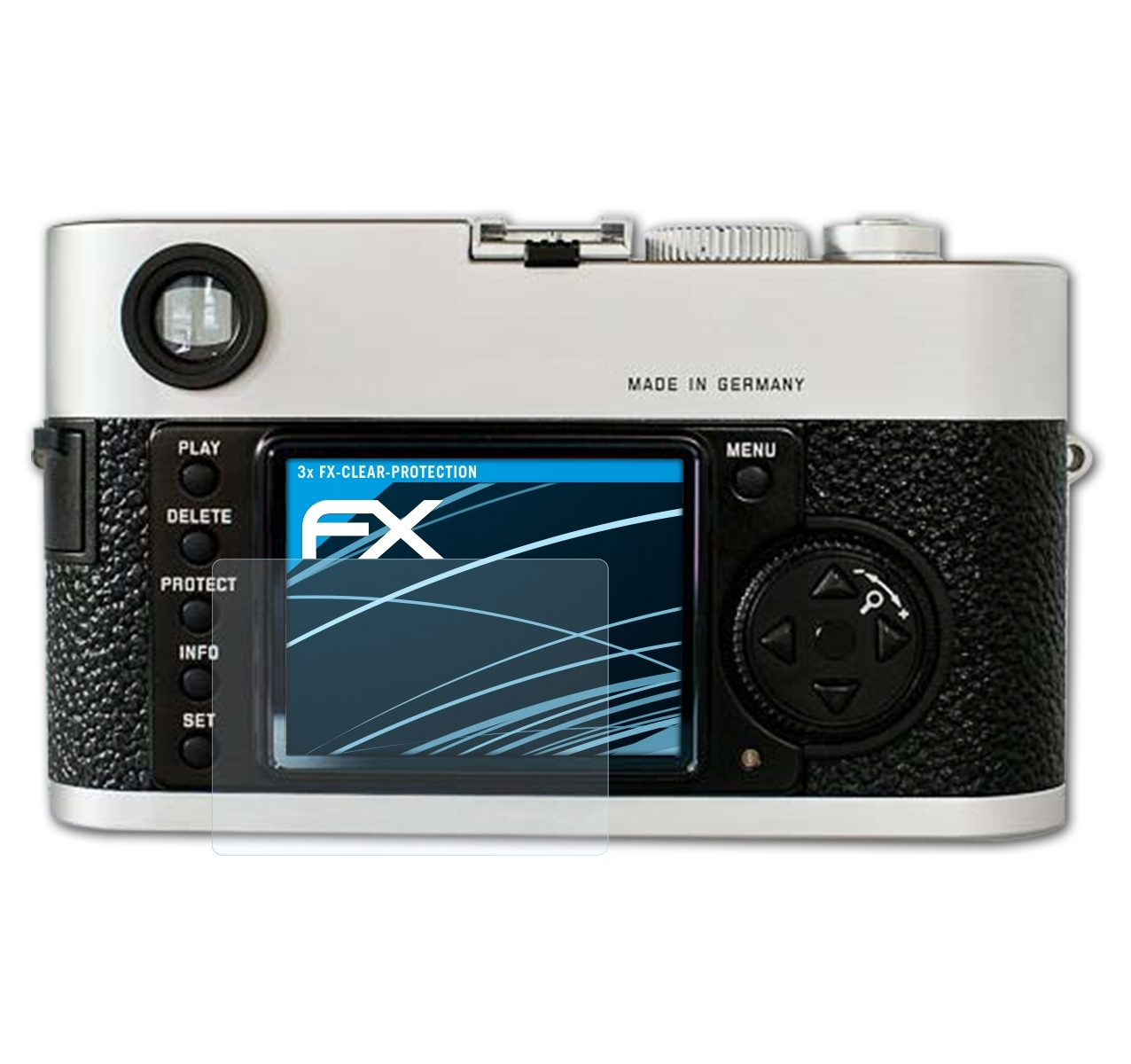 ATFOLIX 3x M8.2) FX-Clear Leica Displayschutz(für