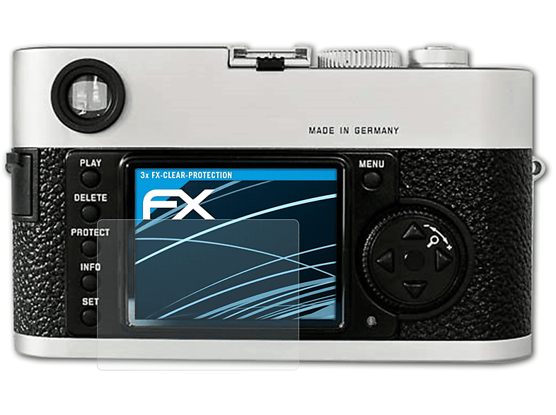 ATFOLIX 3x FX-Clear Displayschutz(für Leica M8.2)