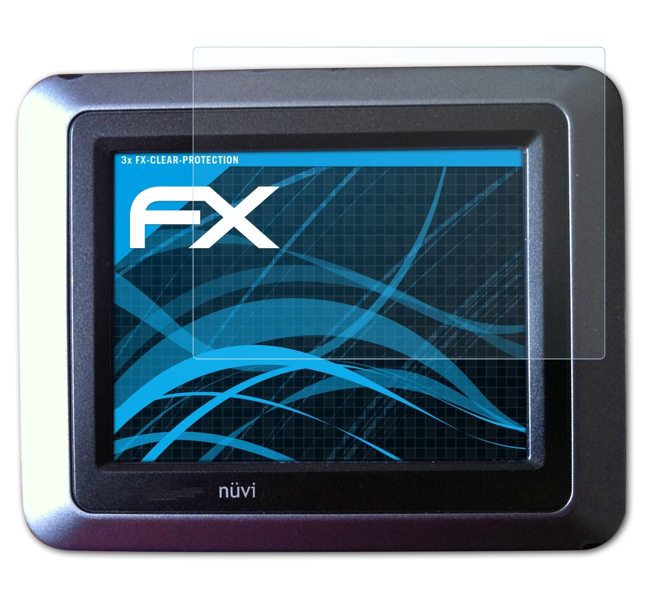 nüvi 510) 3x ATFOLIX FX-Clear Displayschutz(für Garmin