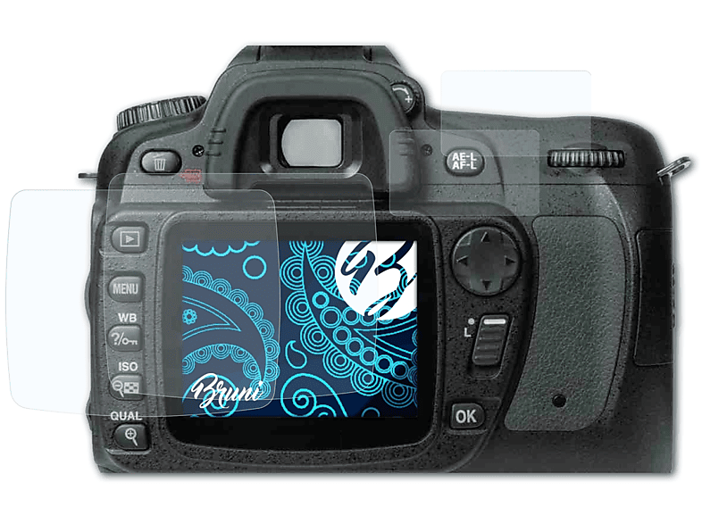 Schutzfolie(für D80 2x Basics-Clear BRUNI DX) Nikon