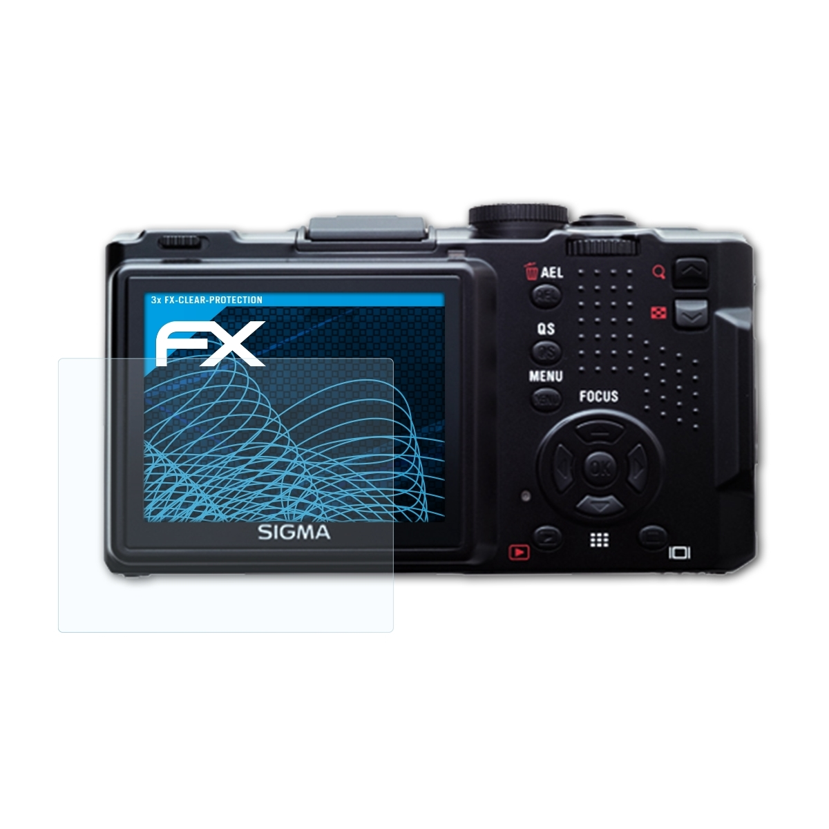 ATFOLIX 3x FX-Clear DP2/DP2s/DP2x) Sigma Displayschutz(für