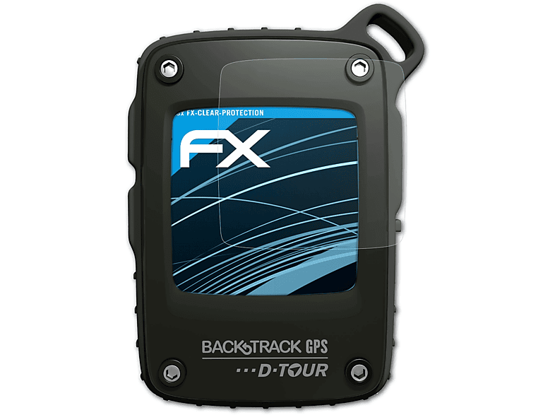 ATFOLIX 3x Displayschutz(für D-Tour) BackTrack FX-Clear Bushnell