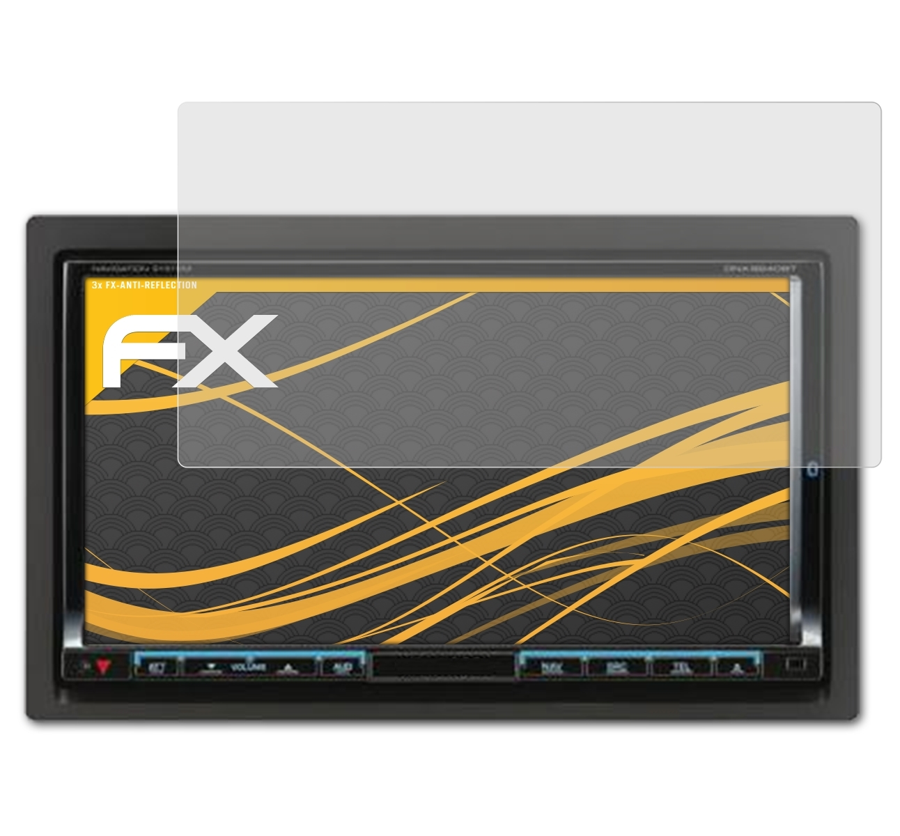ATFOLIX 3x FX-Antireflex Displayschutz(für DNX9240BT) Kenwood