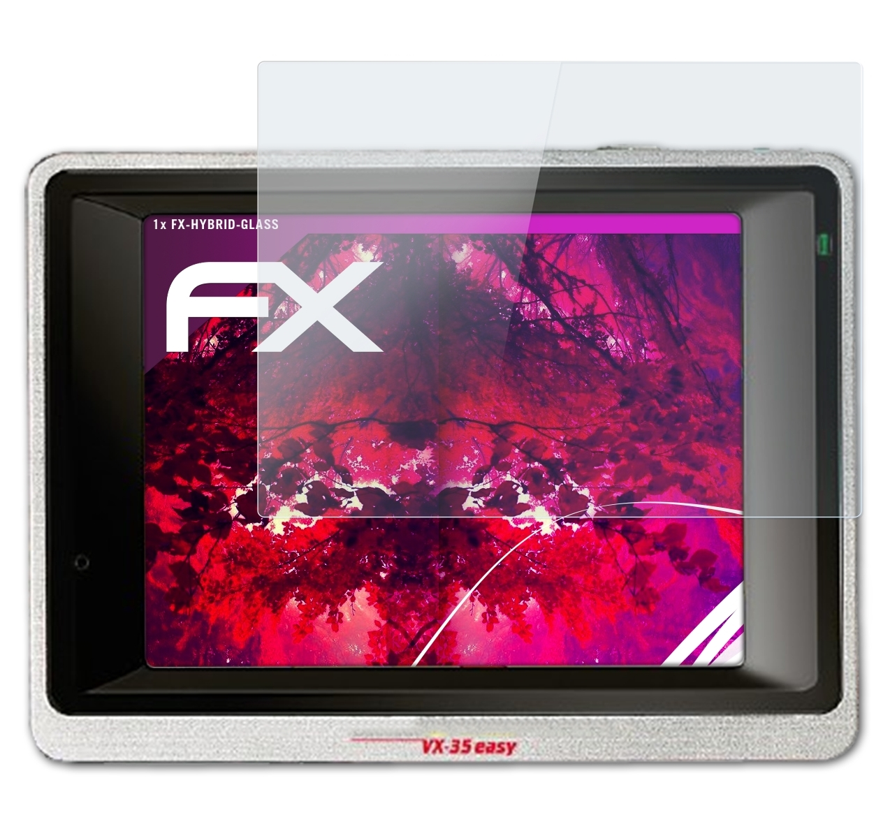 ATFOLIX FX-Hybrid-Glass Schutzglas(für Pearl Easy) VX-35