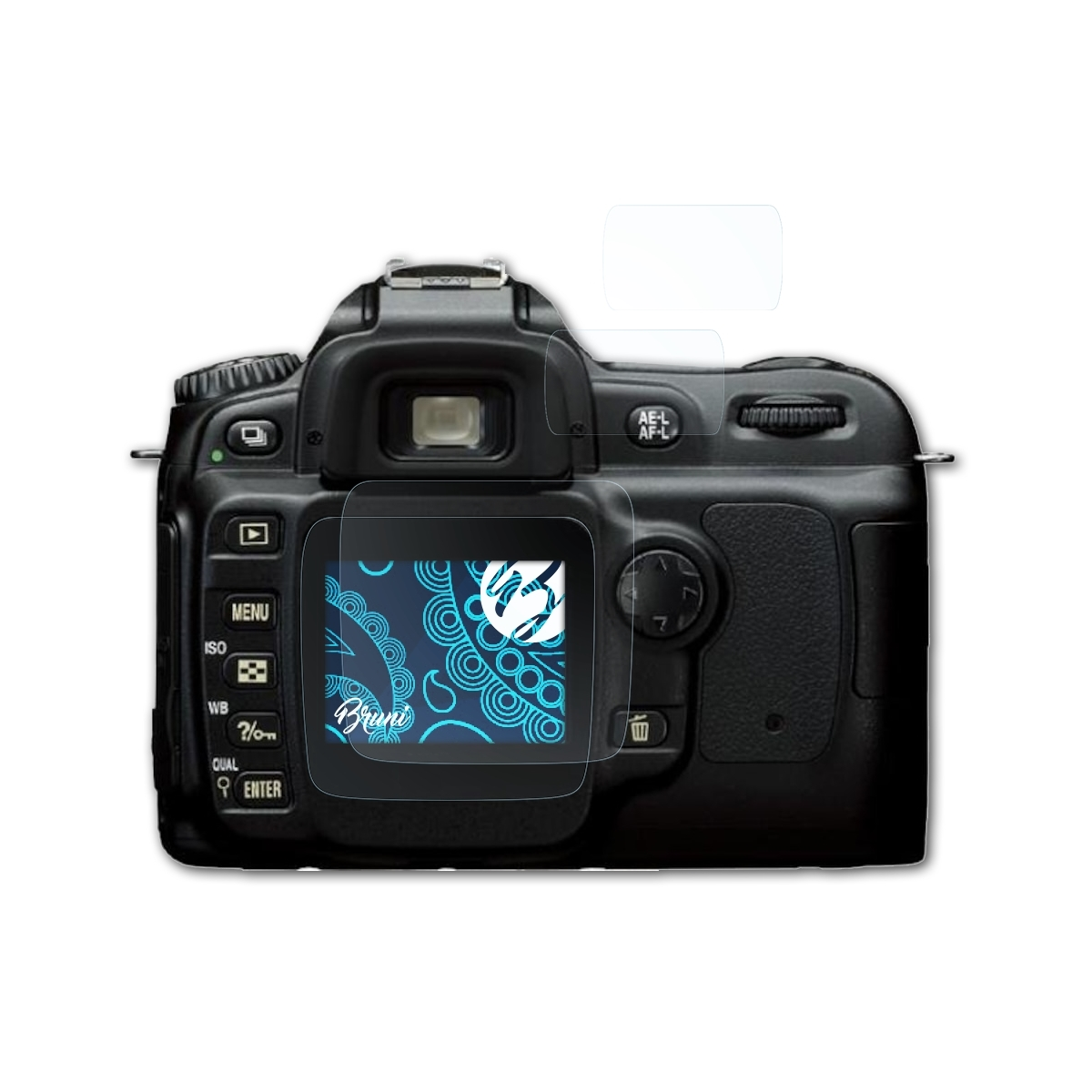 Schutzfolie(für BRUNI Nikon Basics-Clear D50) 2x