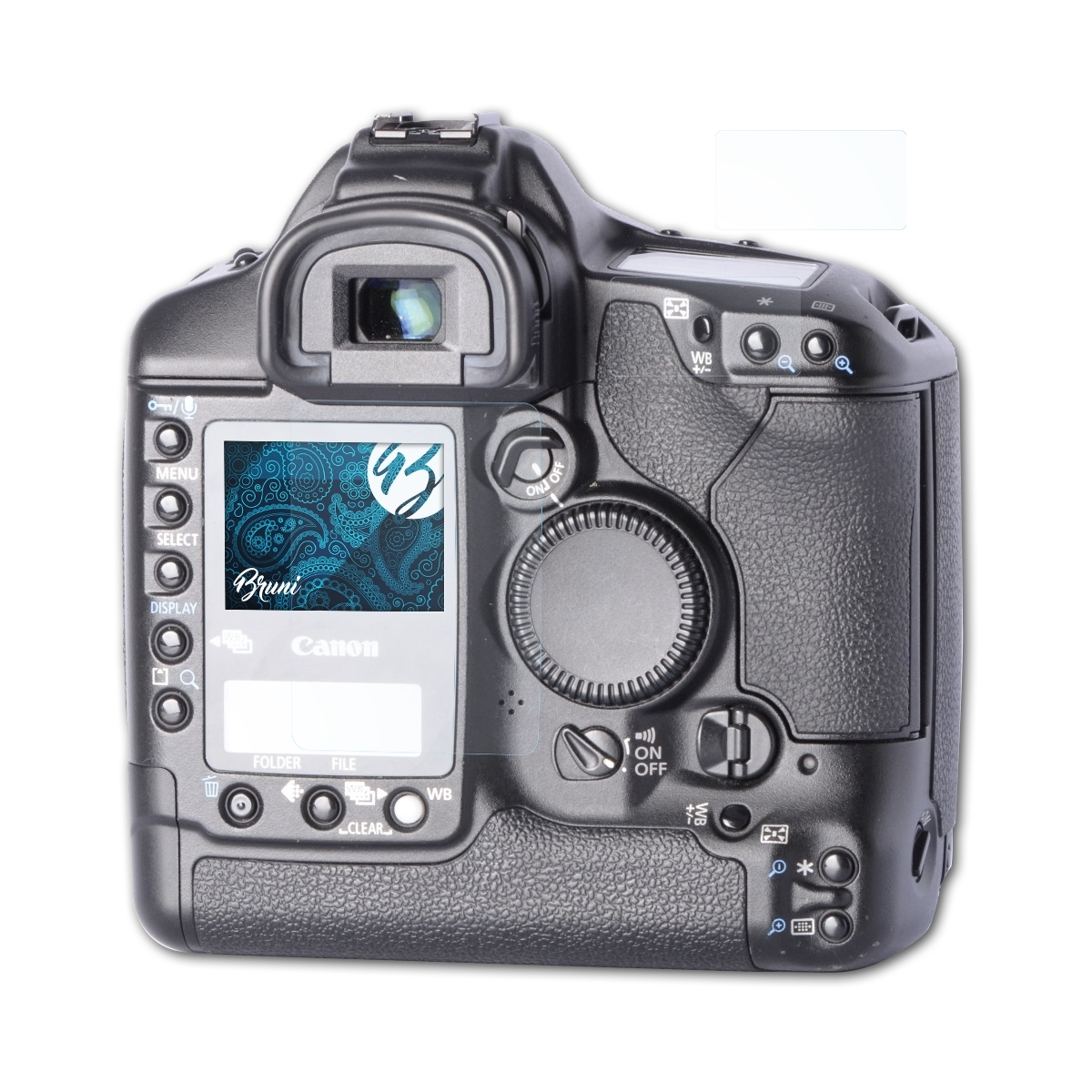 Schutzfolie(für Canon BRUNI Mark II) EOS 1Ds 2x Basics-Clear