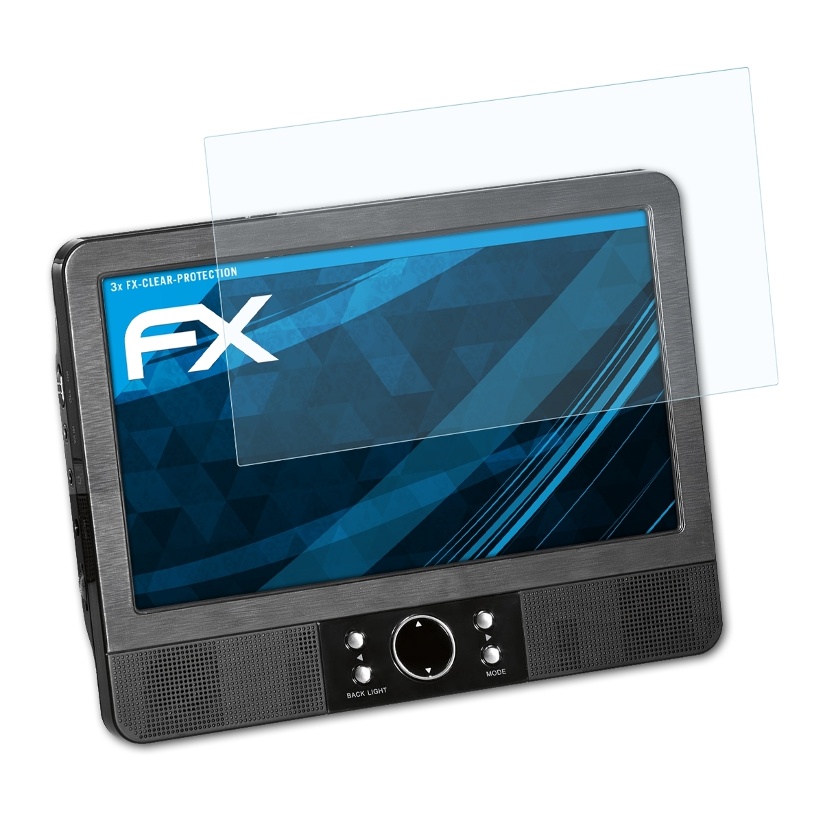 ATFOLIX 3x FX-Clear Displayschutz(für AEG DVD 4552)