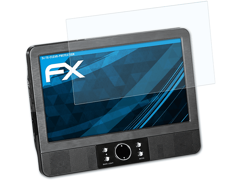 ATFOLIX 3x FX-Clear Displayschutz(für AEG 4552) DVD