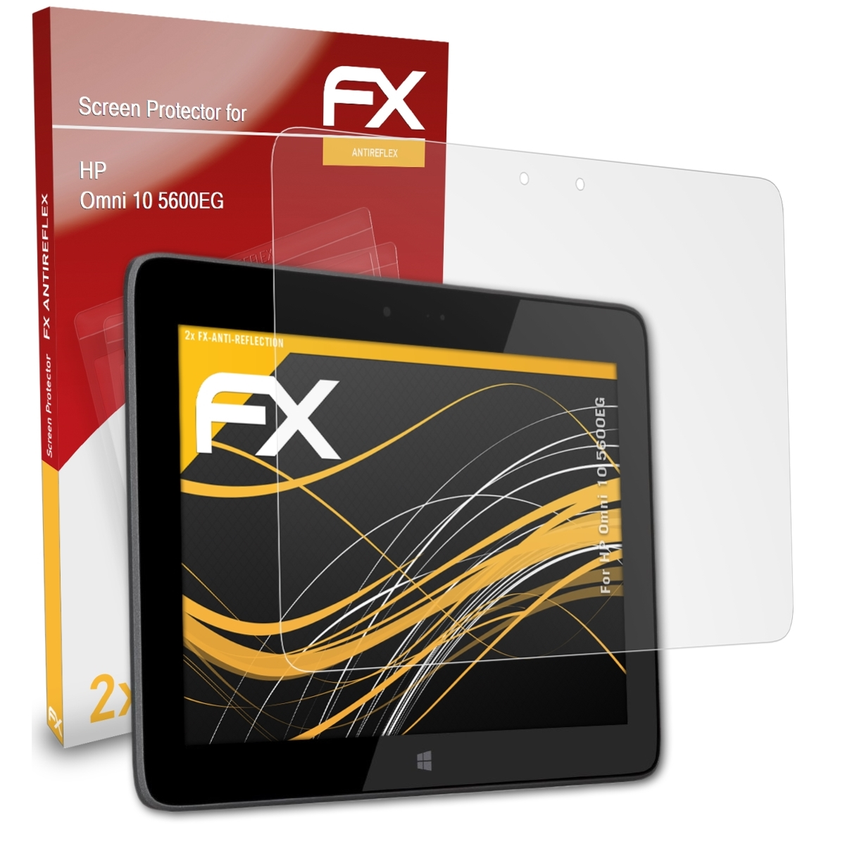 ATFOLIX 2x FX-Antireflex Displayschutz(für 10 HP Omni (5600EG))