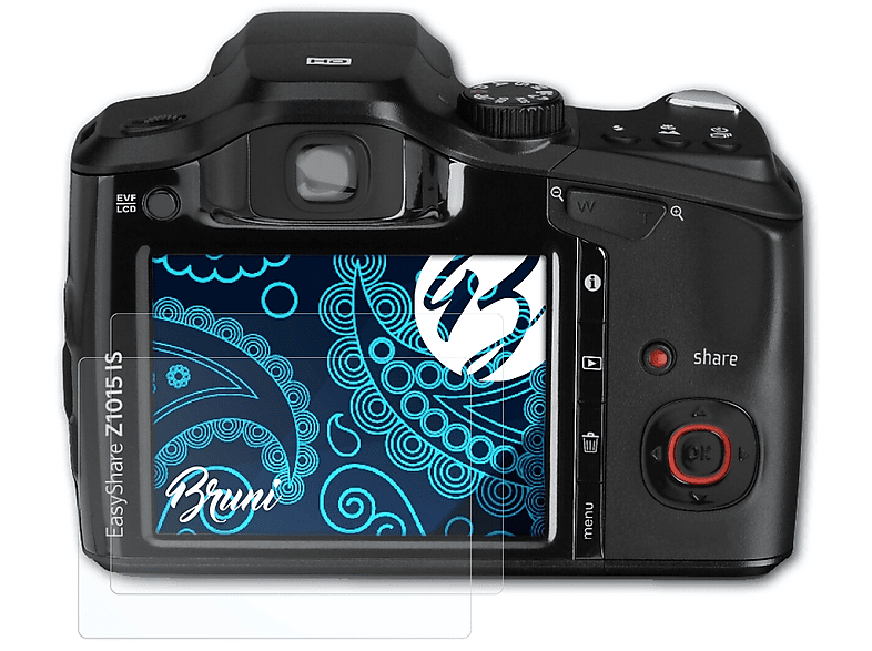 BRUNI EasyShare Basics-Clear Kodak IS) 2x Z1015 Schutzfolie(für