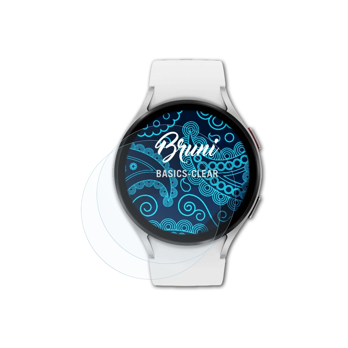 Basics-Clear BRUNI Schutzfolie(für Samsung 2x (40mm)) Galaxy Watch5