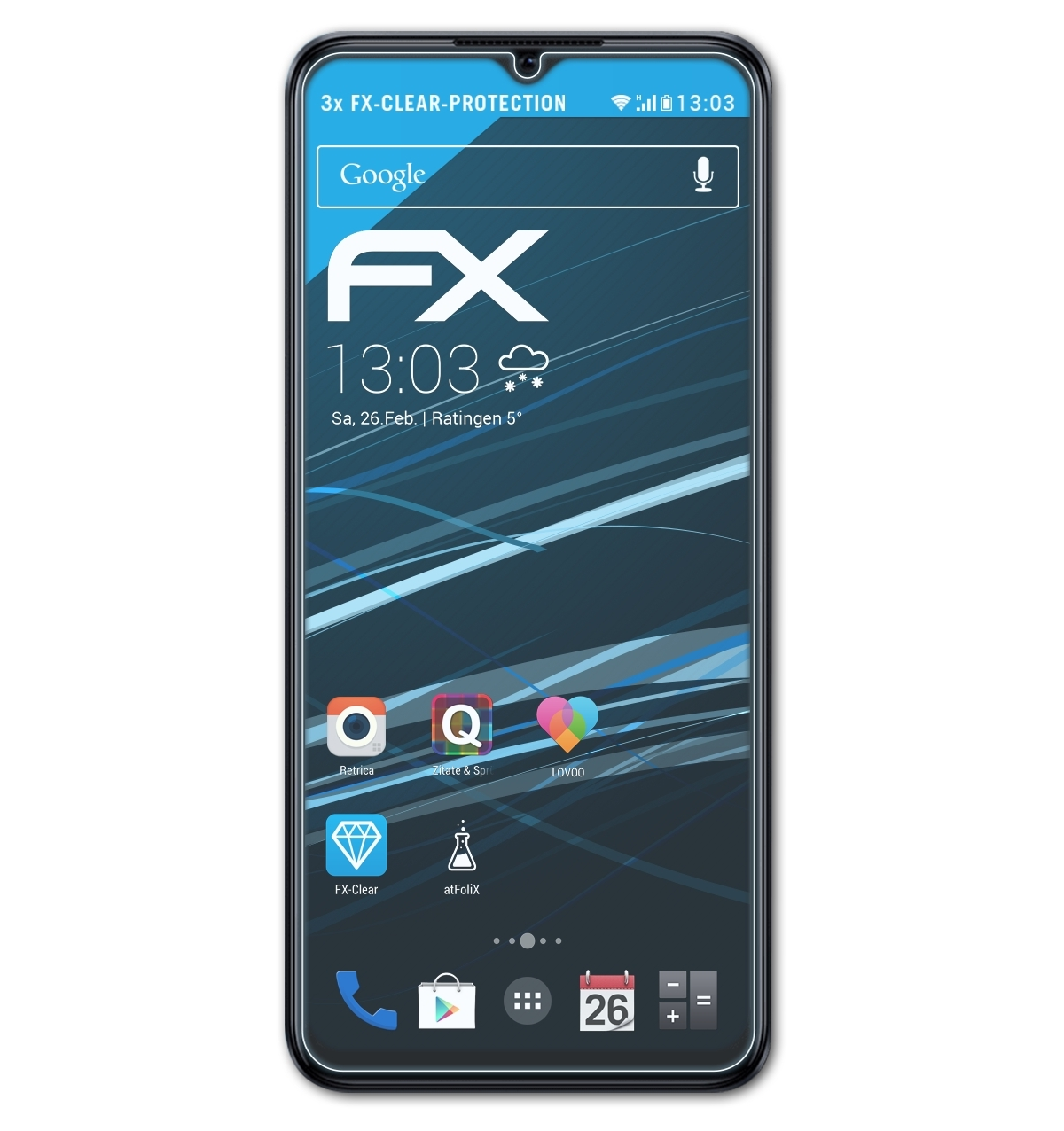 ATFOLIX 3x A77 5G) FX-Clear Oppo Displayschutz(für