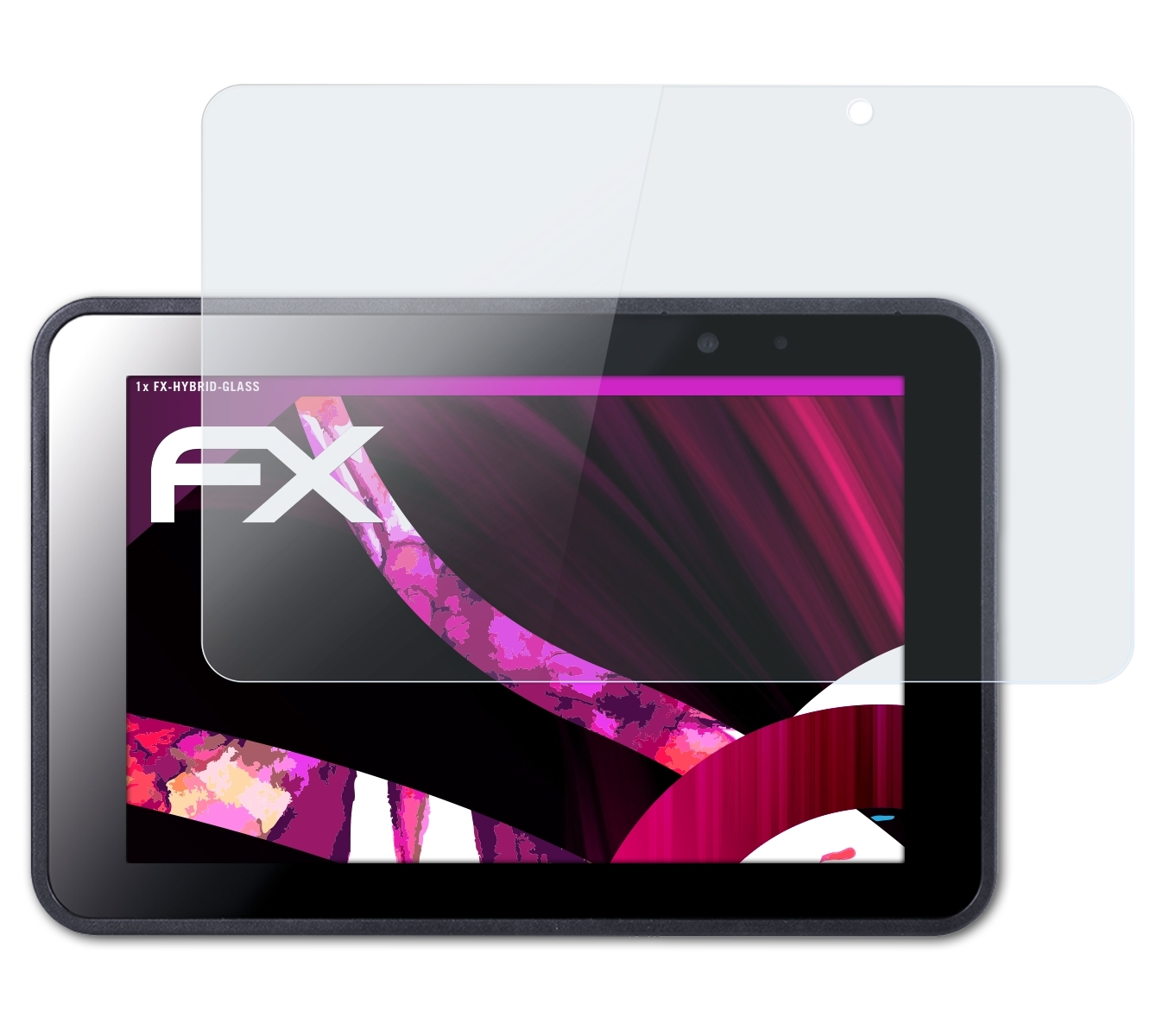 ATFOLIX FX-Hybrid-Glass Schutzglas(für Pokini A8B) Tab