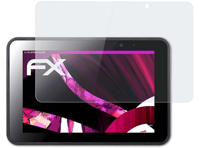 ATFOLIX FX-Hybrid-Glass Schutzglas(für Pokini Tab A8B)