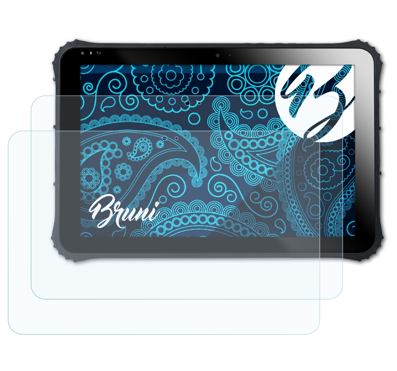 BRUNI 2x Basics-Clear Schutzfolie(für Tab Pokini FS12)